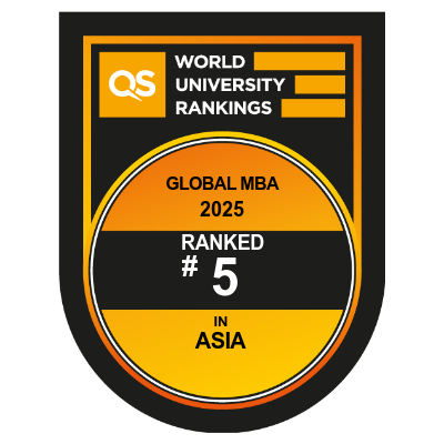 5th in Asia QS 2025 Global MBA Rankings