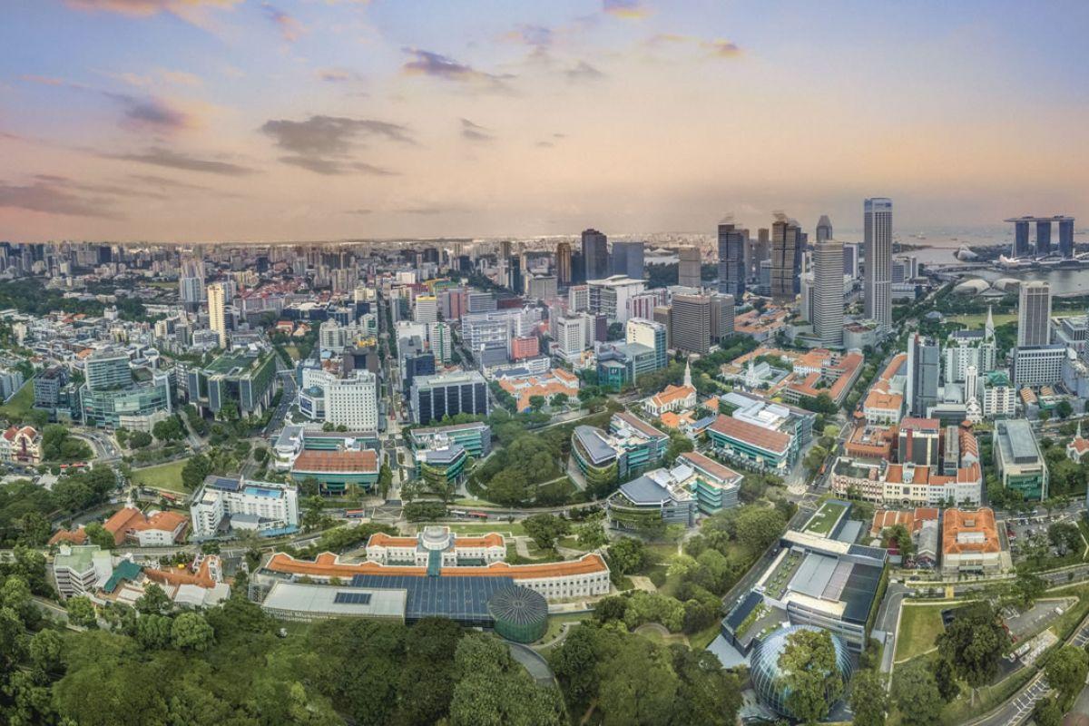 Bird's-eye view of SMU